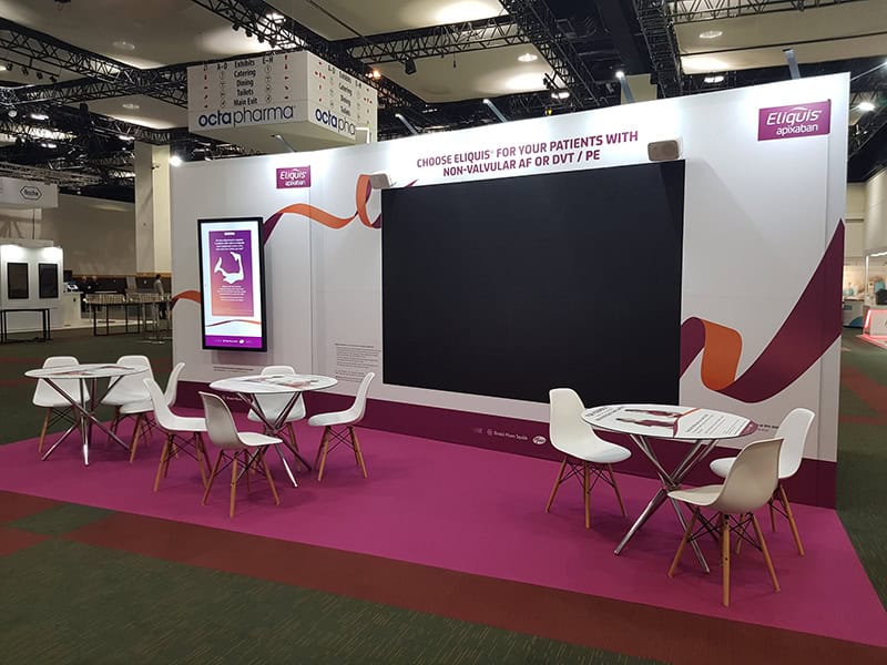 A small exhibition stand in Dublin