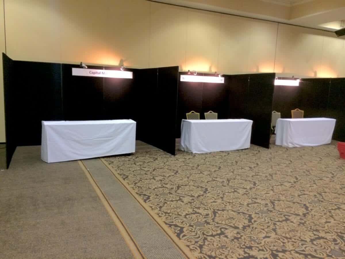 Nylon-loop-display-board-stands